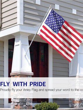 Anley Fly Breeze 3x5 Foot American National Polyester Flag